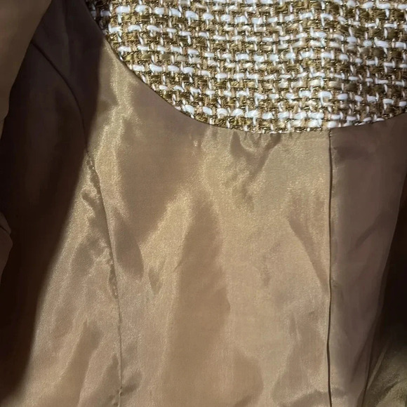 Cabi tweed brown blazer jacket size small long sleeve - Picture 7 of 9